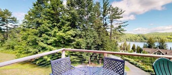 1BR - loft with lake access, deck & grill