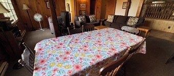 The “Lower Dancehall”: A lakeview forested cottage