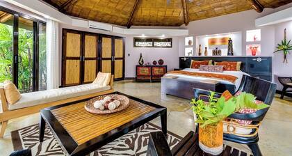 Villa Roja-Carved in the Hills, Sunset-Colored Ocean Views