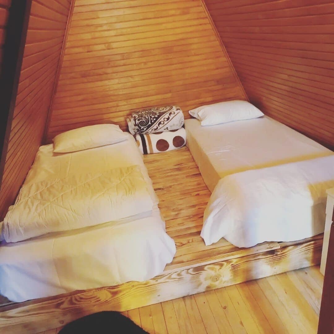Family Twin Room, Balcony, Garden View | Blackout drapes, soundproofing, iron/ironing board