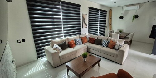 Modern Home Serene 3-bedroom house with AC in charming Villa de Alvarez Colima