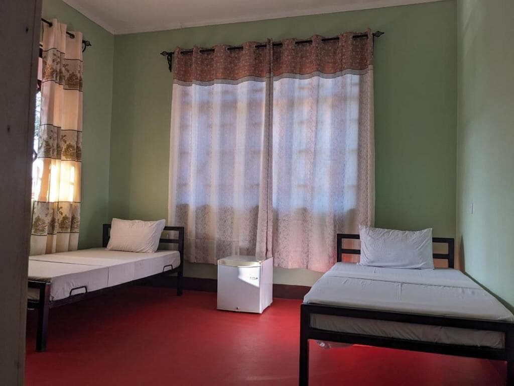 Chambre Double ou avec lits jumeaux, patio