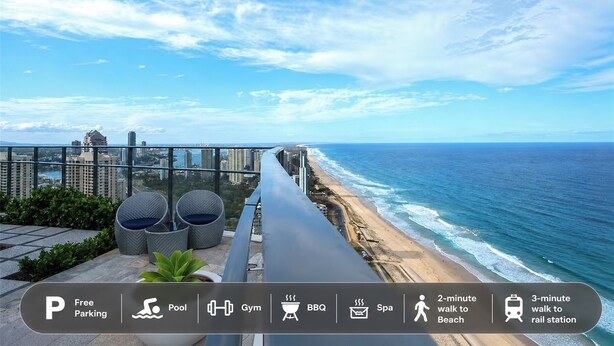 Unclassified image, 1 of 32, button - Cozy Studio for 3 | 50m to Surfers Beach (Surfers Paradise)