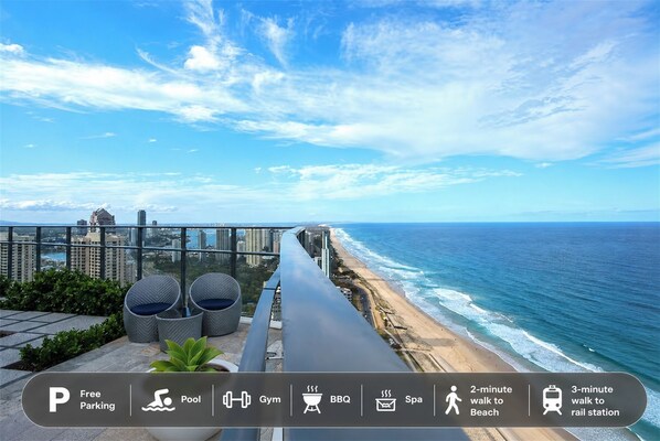 Property grounds - Cozy Studio for 3 | 50m to Surfers Beach (Surfers Paradise)