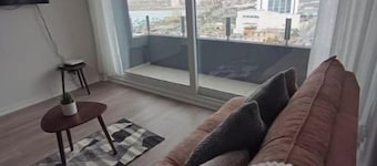 Apartment with an ocean view across from the harbor/downtown