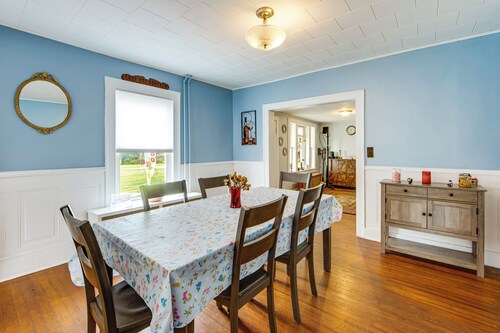 Peaceful Porch & Yard! Historic Upstate Farmhouse