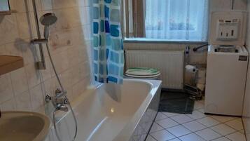 Shower, hair dryer