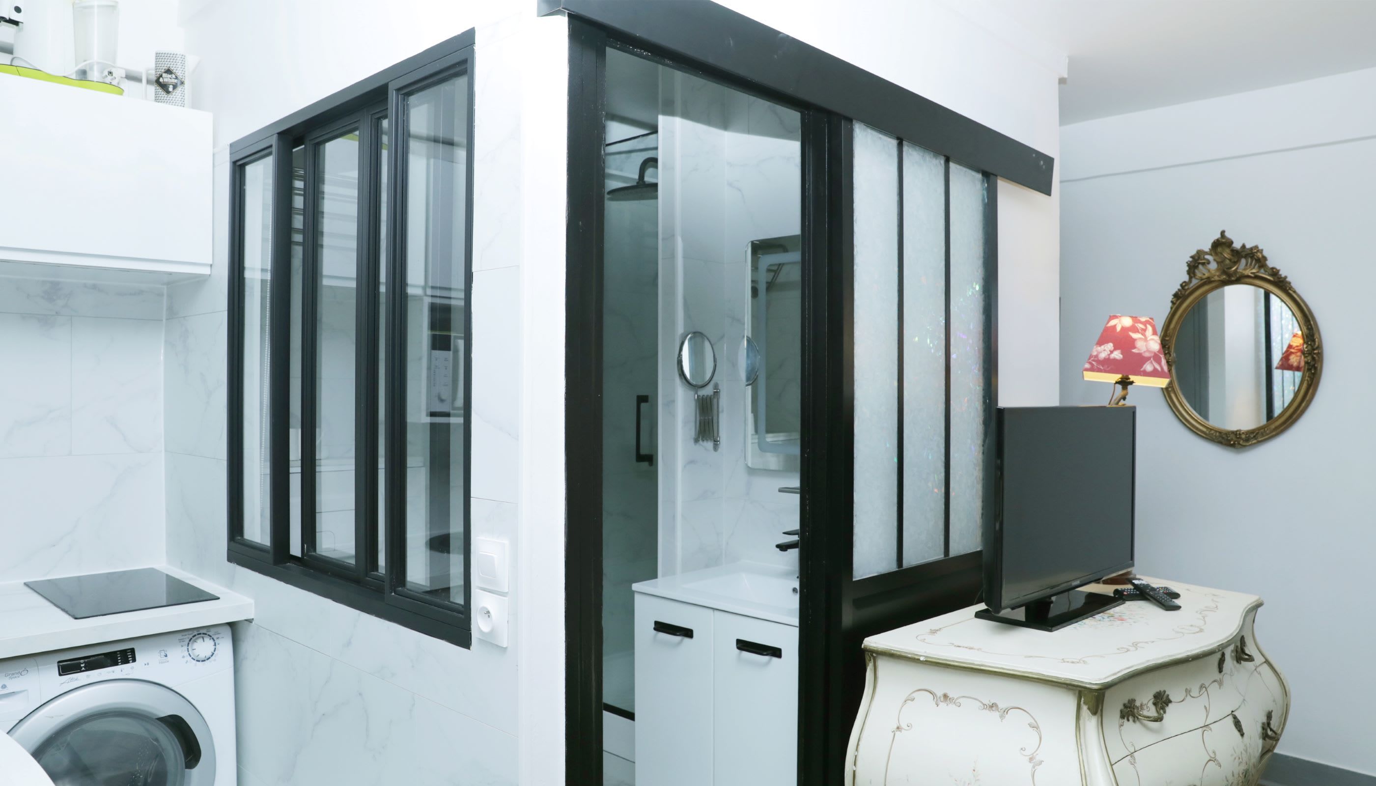 The bathroom