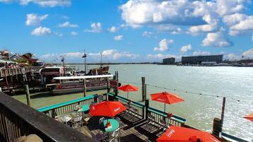 Nearby John's Pass Village and Boardwalk in Madeira Beach - Outdoor Dining and Pirate Ship Rides