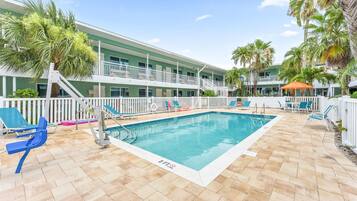 Onsite Heated Pool at Tropic Terrace