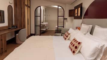 Cobertura superluxo, 3 quartos, vista para a cidade | Roupas de cama de algodão egípcio, roupas de cama premium