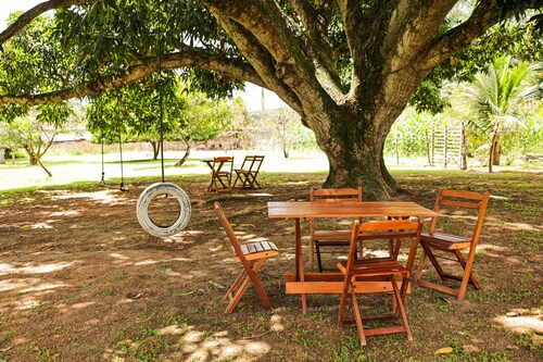 Rancho Alegre c/ Wi-fi, Ar Condicionado e Natureza