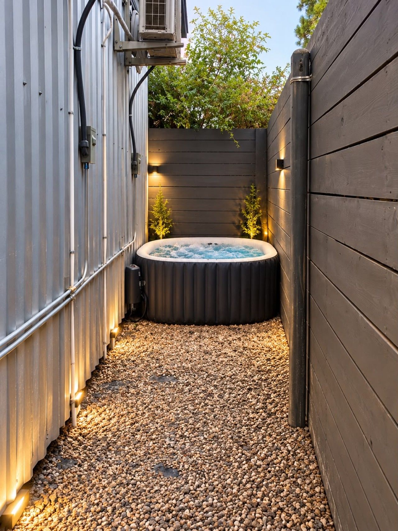 Bain à remous extérieur