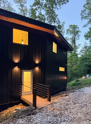 Exterior - Modern Rustic Black Oak Tower - Treetop Views (Stanton)
