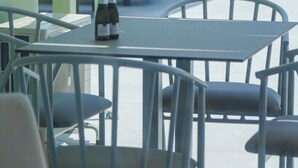 Outdoor dining - Fantastic 2-bedroom villa with AC in charming τραπεζακι (τραπεζακι)