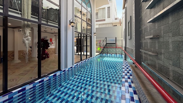 Chambre Double Premium, vue piscine, en bord de piscine | Piscine