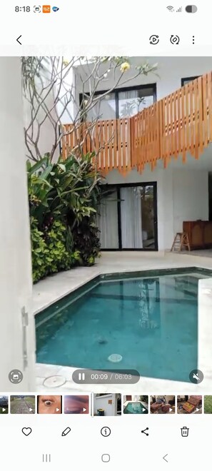 Pool - Villa Merman | 3BR w BBQ Deck & Pool In, Perenanan, Canggu (Bali)