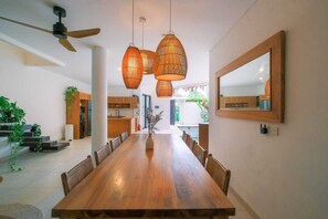 Dining - Villa Merman | 3BR w BBQ Deck & Pool In, Perenanan, Canggu (Bali)