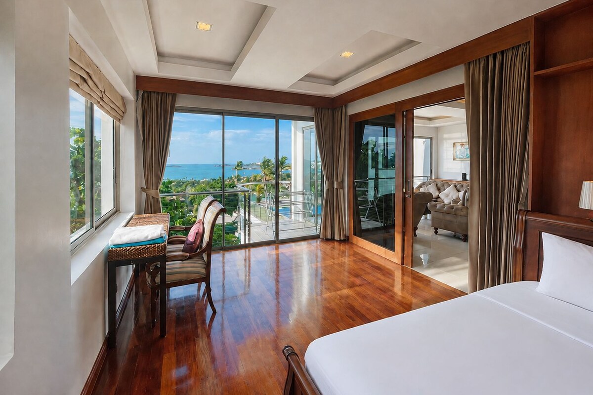 Luxury Suite, 2 Bedrooms, Sea View | WiFi (free)