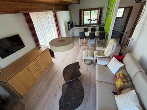 Living Room - Gampergalt, 4.5-Zimmerwohnung (Whg. Rahm), (Flumserberg Tannenheim), by Interhome (Flumserberg Tannenheim)