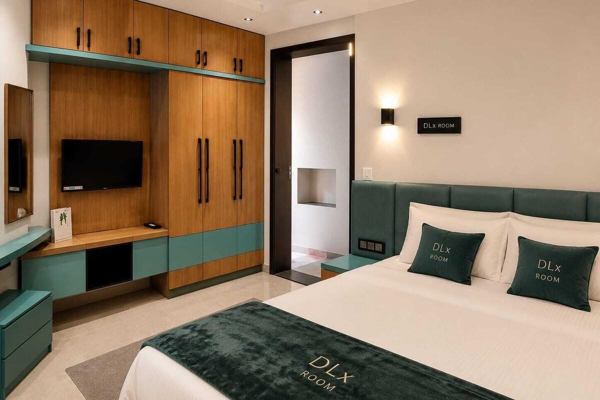 Chambre Deluxe | Espace de travail pour ordinateur portable, Wi-Fi gratuit