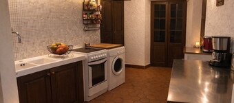 Cozy House in the Center of the Village with a Fireplace