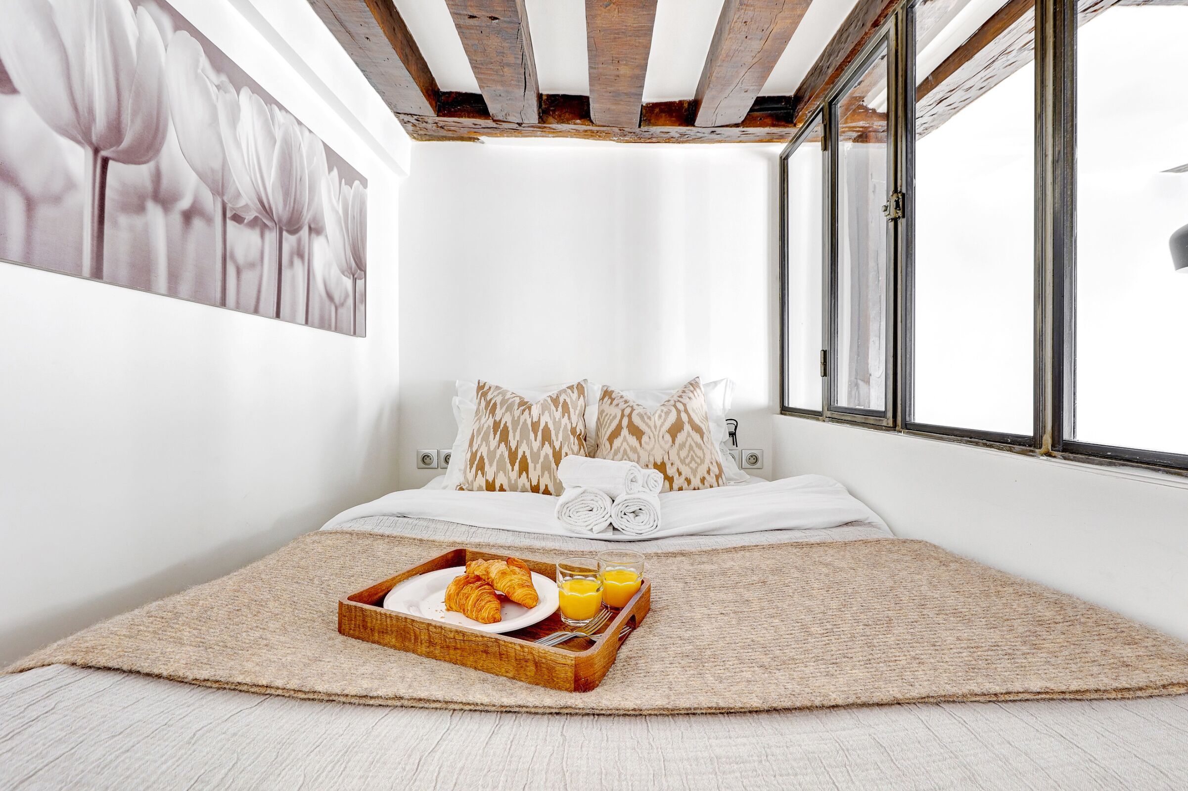 Estudio urbano, 1 cama matrimonial y sofá cama, para no fumadores