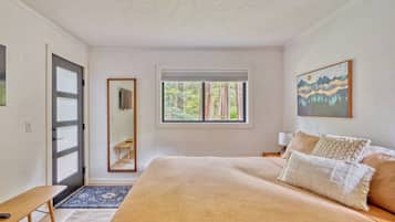 2 bedrooms, iron/ironing board, travel crib, WiFi