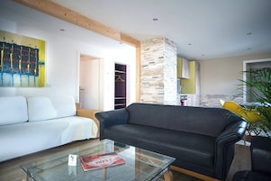 Apartamento, 1 habitación | Sala de estar