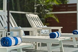 Pool towels are ready when you are. - Heated Pool + Spa, Game Room, 5BR/4BA, 5 Min to Indian Shores Beach (Seminole)