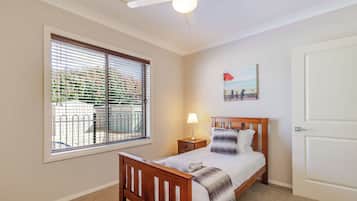 Desk, iron/ironing board, travel crib, WiFi (free)