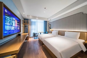 Laptop workspace, blackout curtains, soundproofing - Manxin Mansion (Jingzhou)