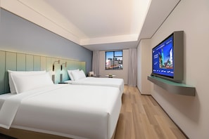 Blackout curtains, soundproofing, free WiFi, bed sheets - changshaguojingzhongxinIFSmanxinjiudian (changsha)