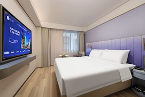 Blackout curtains, soundproofing, free WiFi, bed sheets - changshaguojingzhongxinIFSmanxinjiudian (changsha)