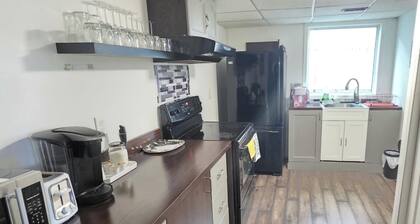 Two Bedroom Basement suite for seven people with shared entery.