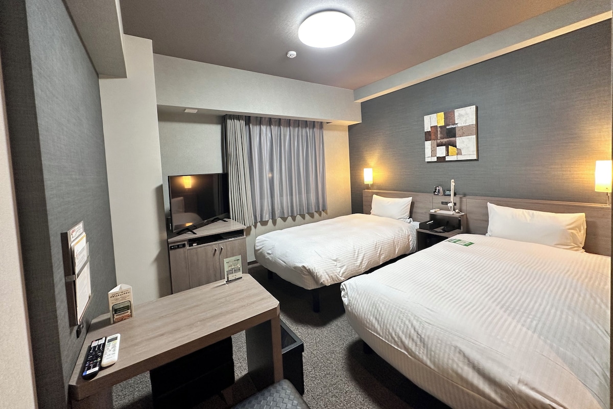 Habitación Confort con 2 camas individuales, no fumadores | Escritorio y cortinas opacas
