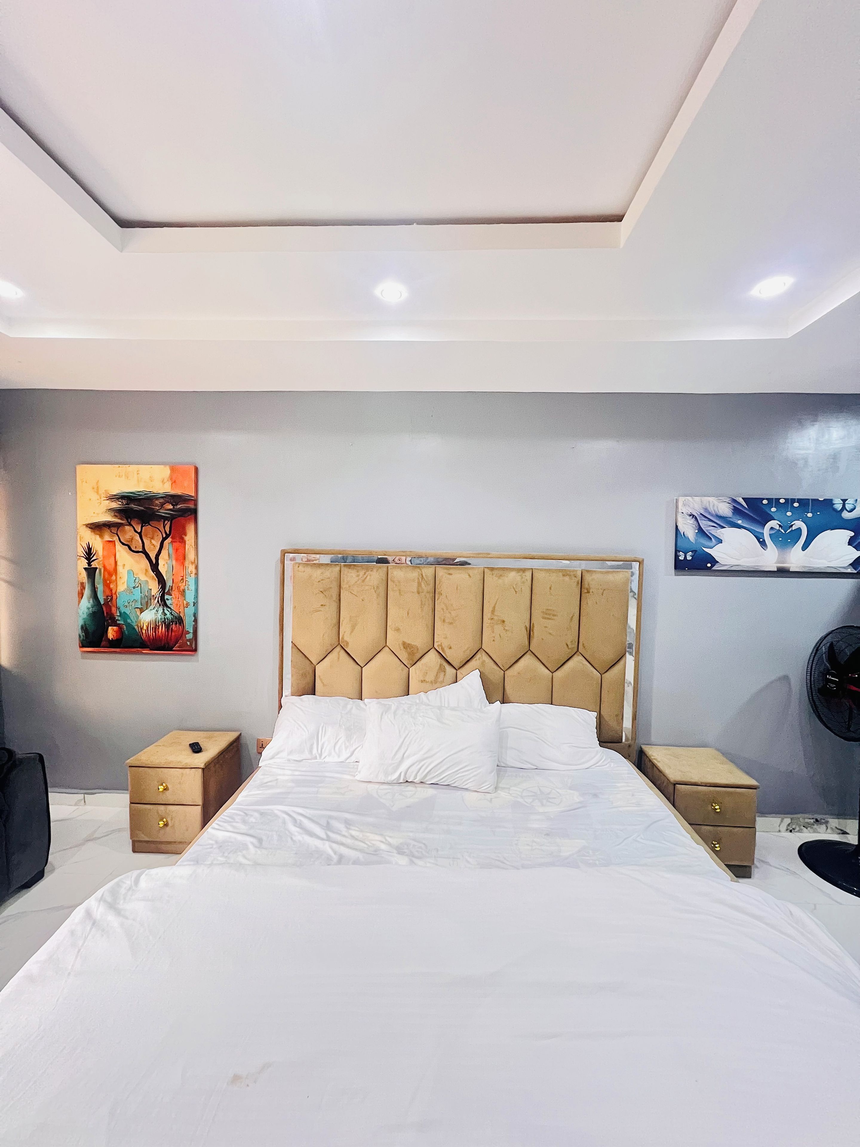 1 dormitorio, tabla de planchar con plancha, wifi gratis y ropa de cama