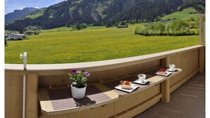 Outdoor dining - Holiday apartment with 2 bedrooms (Hippach)