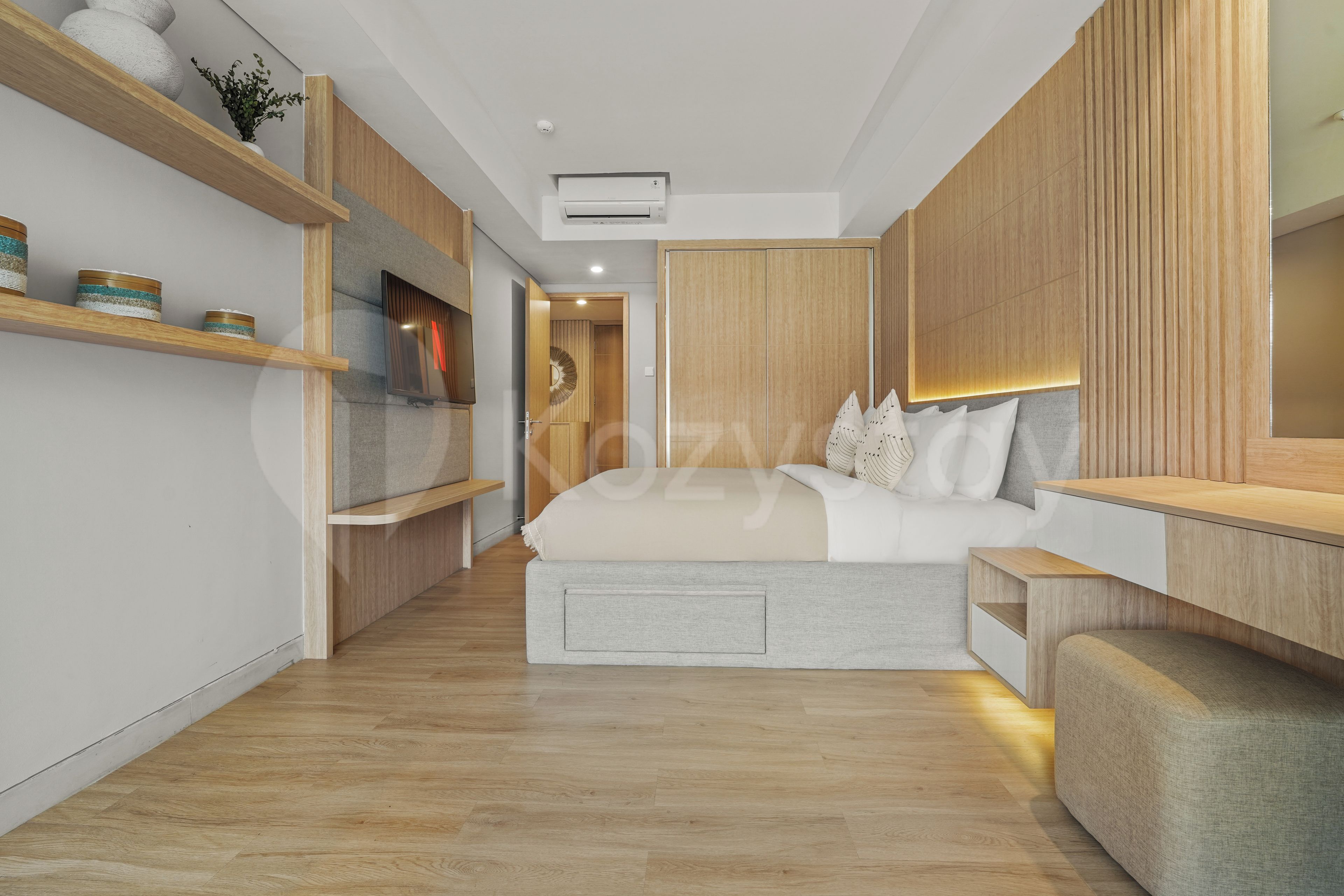Appartement, 2 slaapkamers, uitzicht op zwembad