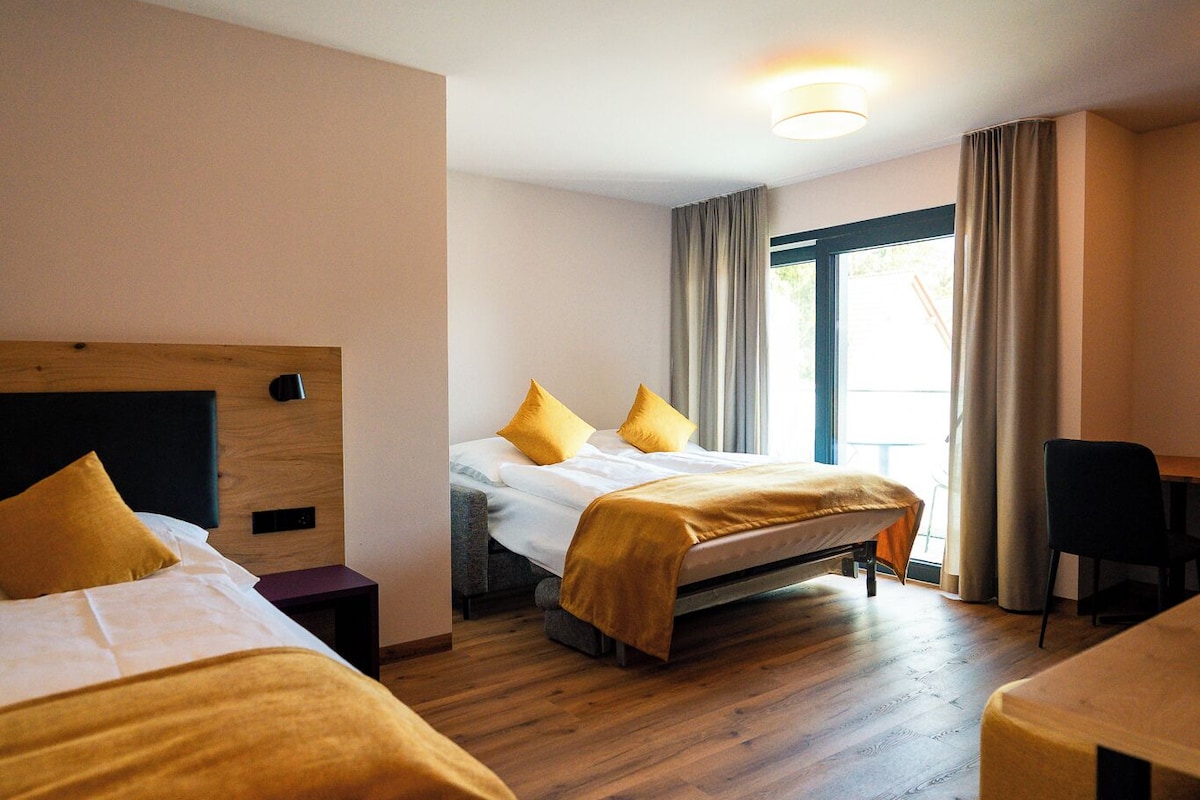In-room safe, desk, blackout curtains, iron/ironing board