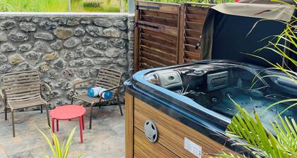 Studio cosy à 150 m du lagon - spa privatif