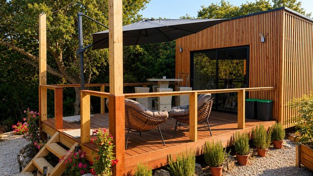 Outdoor dining - Vrbo Property (Figari)