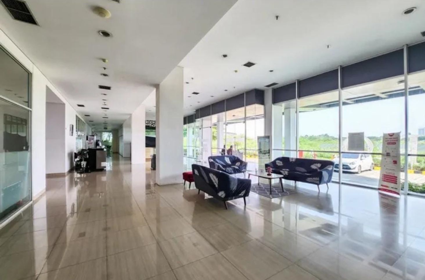 Sala de estar en el lobby