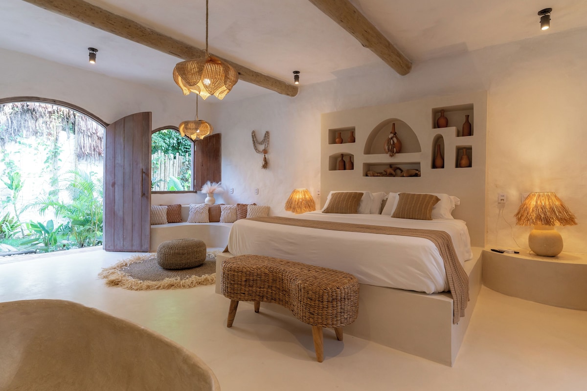 Bungalow Deluxe, hồ bơi riêng | Két bảo mật tại phòng, bàn ủi/dụng cụ ủi quần áo