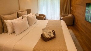 Deluxe-suite - balkon - byudsigt | Strygejern/strygebræt