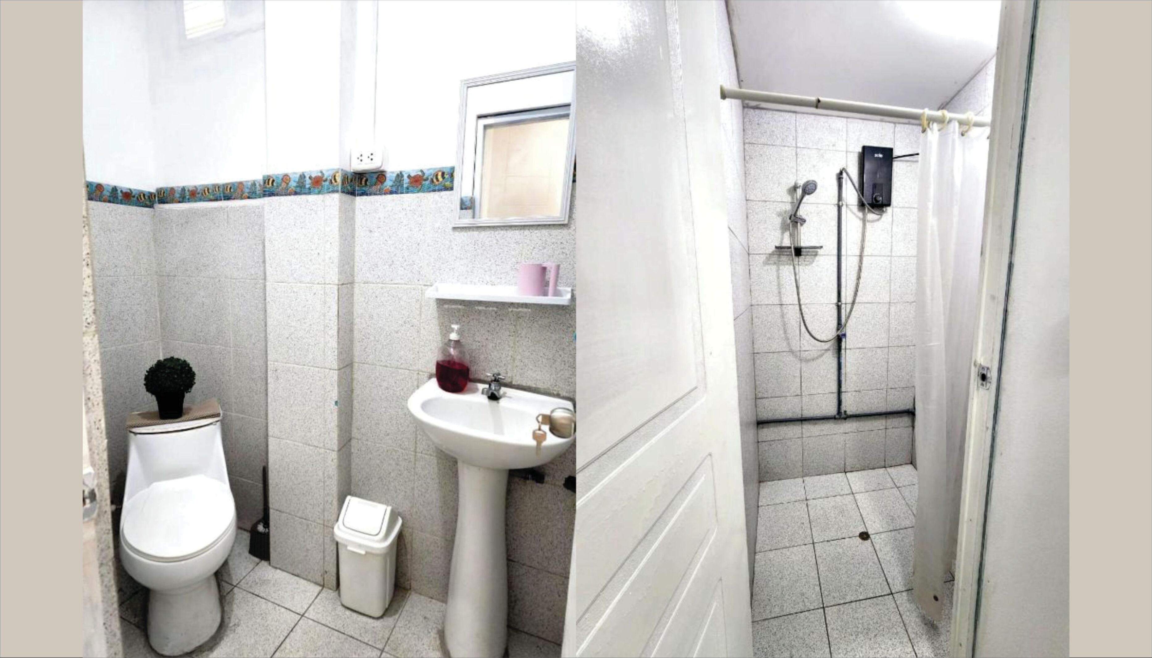 Economy Apartment, Multiple Beds, Private Bathroom, City View | Bathroom