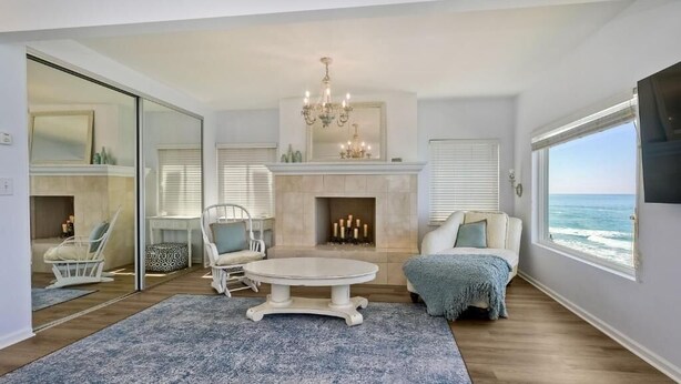 Unclassified image, 1 of 37, button - Fabulous 4 Bed Home Oceanfront Getaway in Oceanside, Fire Pit, Private Beach (Oceanside)