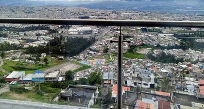 American Embassy area, family-friendly, excellent view of the northern part of the city