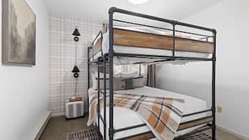 2 chambres, bureau, Wi-Fi, draps fournis