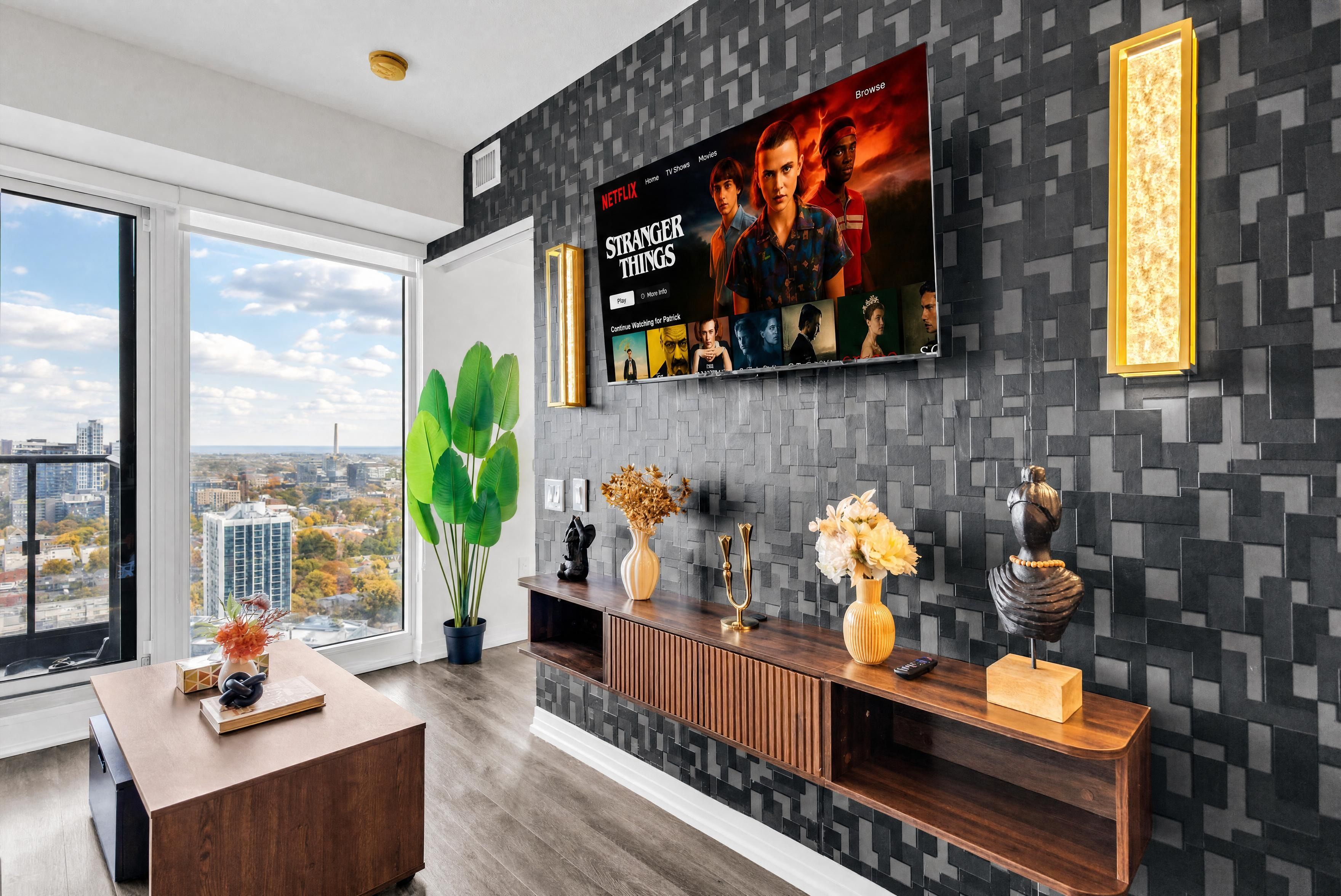 Family Condo, 2 Bedrooms, Non Smoking, Kitchen | Living area | 50-inch TV with digital channels